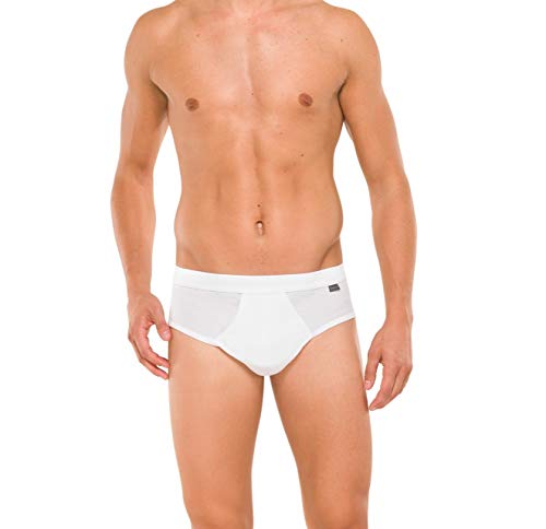 Preisvergleich Produktbild Schiesser Essentials Doppelripp Sport Slips 4er Pack White L (6)