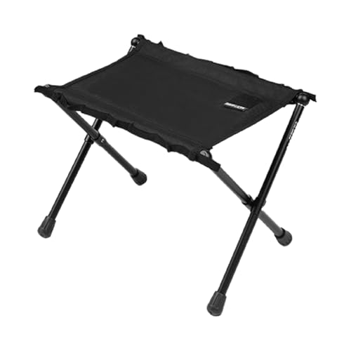 Tabouret de voyage pliable léger en aluminium pour bivouac et pêche
