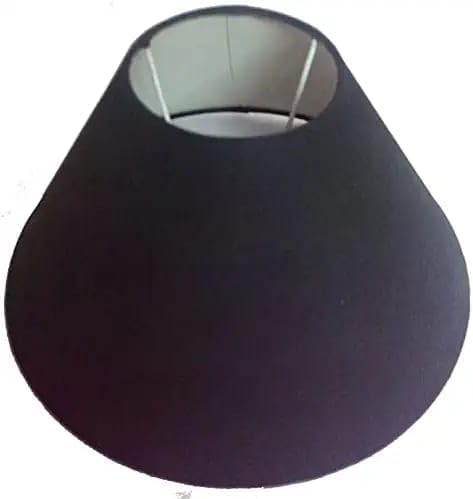 Lamp World Round Plain Black Lamp Shade for Table Lamp-picture-14