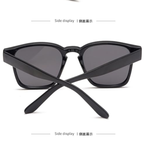 Lunettes de soleil rétro à verres transparents tendance mode mixte