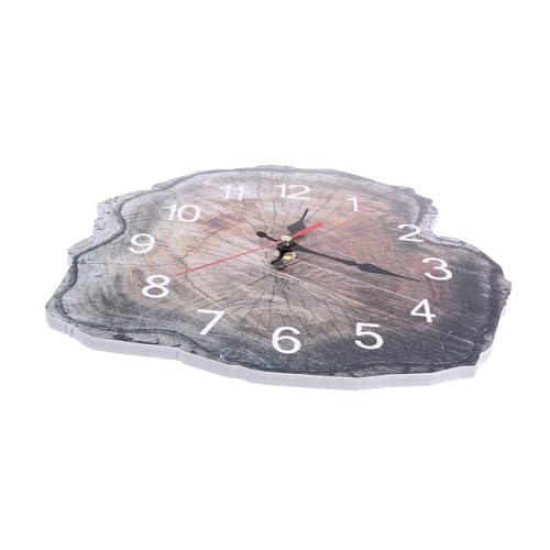 Alipis Orologio Da Parete in Legno Con Design Annuale Muto Decorazione Per Soggiorno