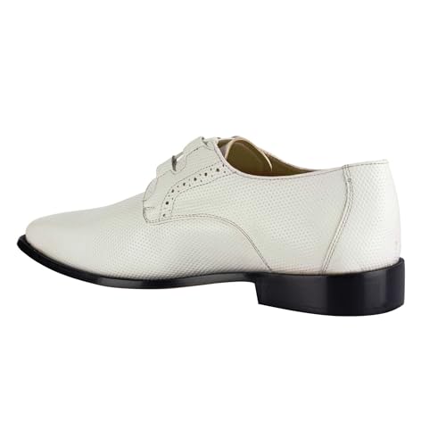 LIBERTYZENO Mens Genuine Leather Classic Tread Design Lace Up Oxford Dress Shoes4