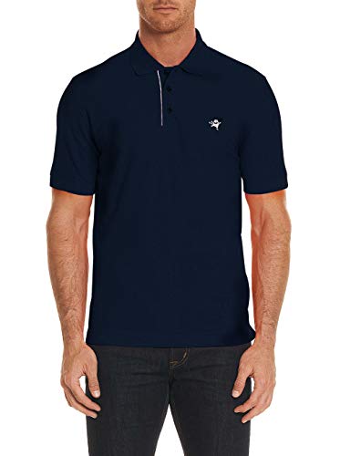 Robert Graham Devil S/S Knit Polo Classic Fit Navy 4Xlarge