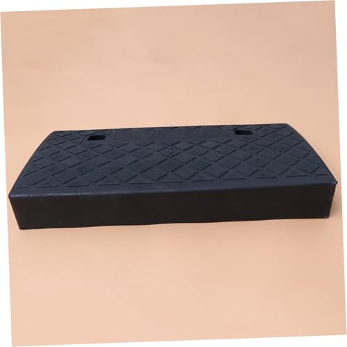Rampa de carga para automóvil Yardwe, rampa plástica para bordillo, 50 x 27 x 9 cm, negro, para motocicletas y vehículos miniatura 5