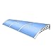 Lw Shelf Pensilina, Tenda da Sole per Porta, Tenda da Sole per Porte e finestre, Tenda da Sole per casa, Veranda sul Retro, Copertura per Patio all'aperto, Blu, 60×300 cm