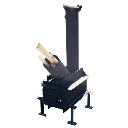 ロケットストーブ 薪ストーブ アウトドア キャンプ 暖房 調理