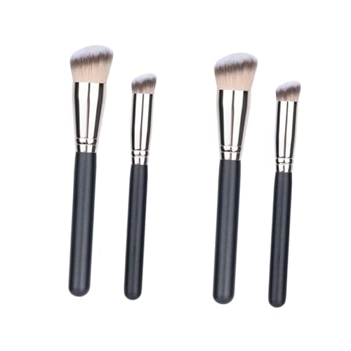minkissy 2sets Makeup Brush Set Foundation Concealer Powder Brush Quality 2pcs*2