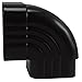 Generic Rain Downspout Elbow Aluminum Connector 3.54X3.46X2.55In Flexible Bend Angle Gutter Adapter with Corrugated Fitting for Outdoor Roofing