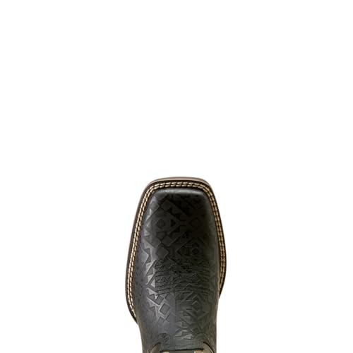 ARIAT ARIAT Women's Buckley Western Boot, Limousine Black/Black Blanket Emboss, 7