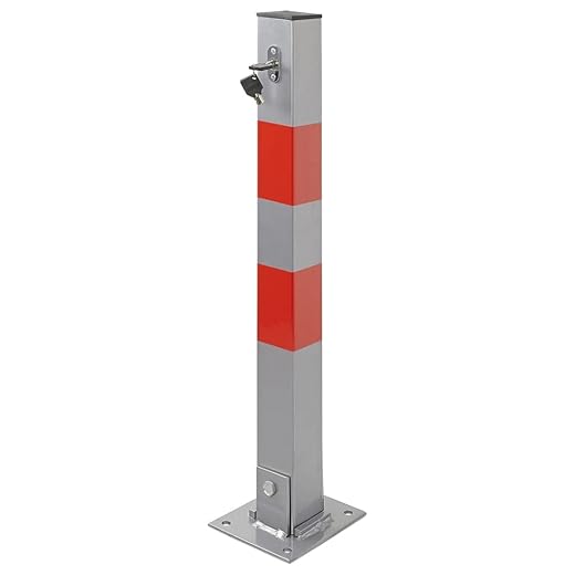 Proplus Poste De Aparcamiento Con Cerradura Parking Garaje Taller Vehículos