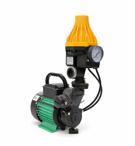 Image of V Guard 0.5hp Automatic Pressure Booster Pumps with Torque Boost Technology, for Household (Upto 2 Bathrooms), 1 Year ON-SITE Warranty