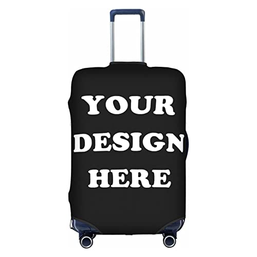 Custom Luggage Cover Luggage Covers For Suitcase Design Your Own Customized Anti-scratch Suitcase Cover Multiple Size Customize Photo Travel Luggage Cover M(22 * 24in)