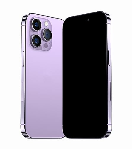 Dummy Premium Display Model Phone for Apple's iPhone Pro 14, Deep Purple Replica Device for Display and Prank | Compatible with iPhone Cases - Pro 14, Deep Purple