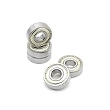 Premium ABEC-7 Deep Groove Ball Bearings, High Precision Steel Construction, 5 Pack Set, Smooth Operation for Industrial Machinery (623 3x10x4mm ZZ)