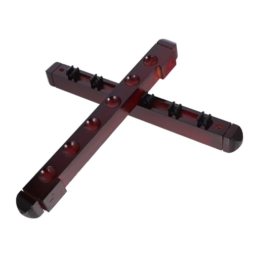 Porte-queues de billard 6 trous pour rangement de cannes et flèches