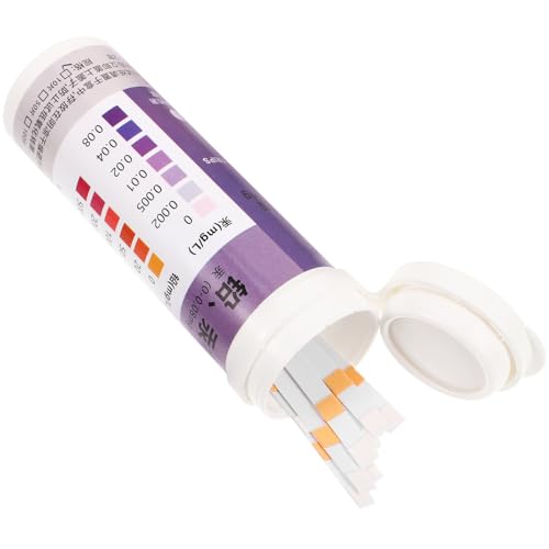 DEARMAMY 10 piezas Tiras de Prueba de Metales Pesados para Agua Potable Kit de Unidades para Detección Rápida de Agua Cosméticos y Cuidado Personal Uso Doméstico y Oficina