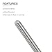 DTGN M3x0.5x30mm(DxPxL) Fully Threaded Rod - 10Pack - Good for Machinery - 304 Stainless Steel Right Hand Thread Rods Bar Studs - Silver