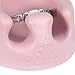 Bumbo Baby Infant Soft Foam Comfortable Support Wide Floor Seat with 3 Point Adjustable Harness for Ages 3 to 12 Months, Cradle Pink