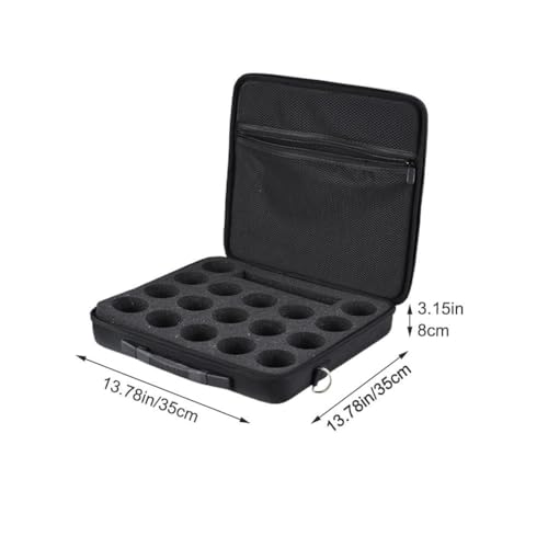 Estuche para bolas de billar y bolsa de almacenamiento portátil acolchada 7