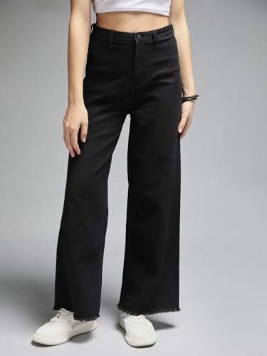 Image of HIGH Star Women's Straight Fit Mid Rise Jeans