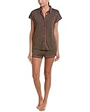Cosabella Women's Bella Capsleeve Top and Boxer Pj Set