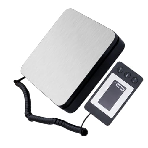 Báscula digital portátil con función tara para pesar paquetes de hasta 50kg