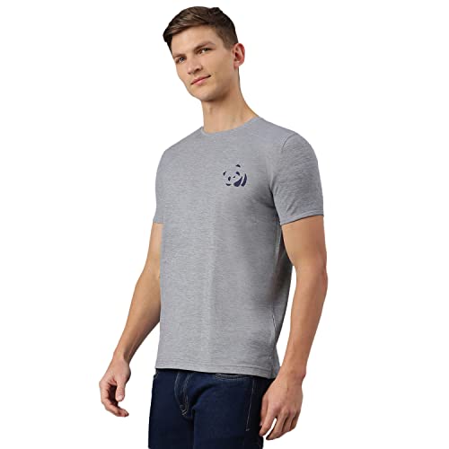 Image of Thomas Scott Men's | Solid | Half Sleeve | Slim Fit | 100% Cotton | Round Neck | Casual Tshirt