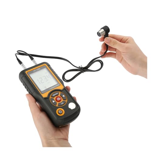 Medidor de Espesor Ultrasónico HT-1200 Medidor Digital LCD de 2 a 300 mm de Rango Alta Sensibilidad miniatura 6
