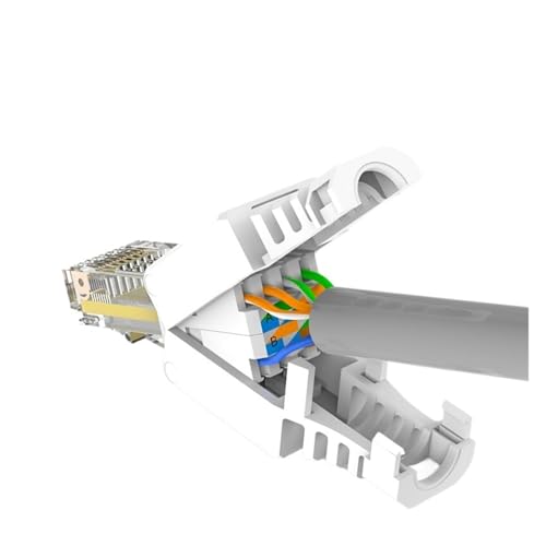 Conector RJ45 Cat6A UTP para cable Ethernet miniatura 4