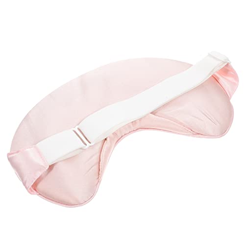 FRCOLOR 目隠し ナイトアイ 両面 マンタスリープマスク スリープアイパッチ ソフトアイマスク 旅行飛行機アイシェード サテンマスク 睡眠用アイマスク スリープアイシェード シルク ピンク