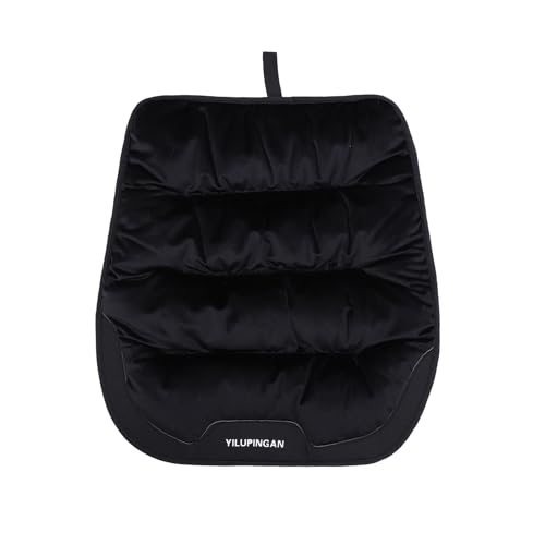 LY4U Almohadilla de Asiento de Invierno 48x50 cm, Cojín de Silla de Oficina de Felpa de Imitación de Piel, Almohadilla de Asiento de Coche Antideslizante y Cálida para el Hogar y la Conducción
