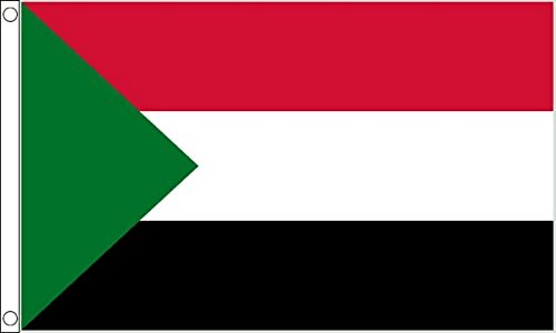 Sudan Flag 5ft x 3ft,Large