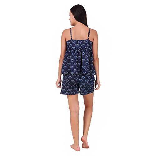 Image of Soulful Threads Women's Cotton All Over Print Top and Shorts Set Pack of 1