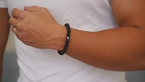 Pulsera Hombre Perlas Negras y Onix 31mm0WOejVL. AC SR38. SL1000