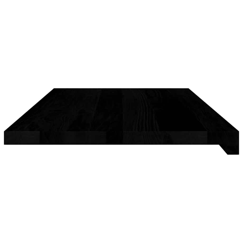 Davanzali 2 pz Marrone Scuro 80x40x2 cm Legno Massello Rovere,Davanzali per Finestre,per Interni,Davanzale Interno,Soggiorno,Decorazione-4009198