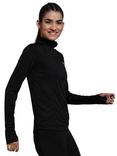 Image of Silvertraq Women's Athleisure Runner Zip Neck T-Shirt