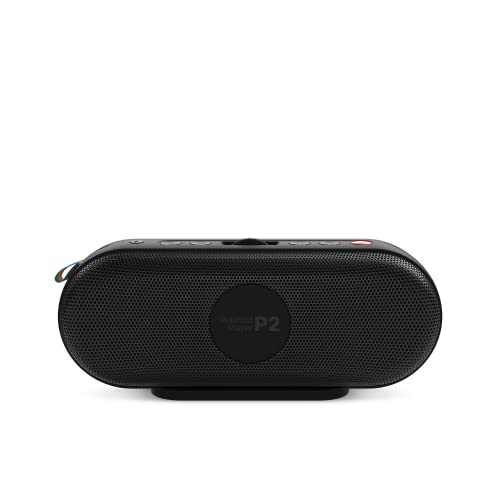 Polaroid P2 Lecteur de Musique Bluetooth sans Fil Rechargeable avec Double appariement stéréo Noir