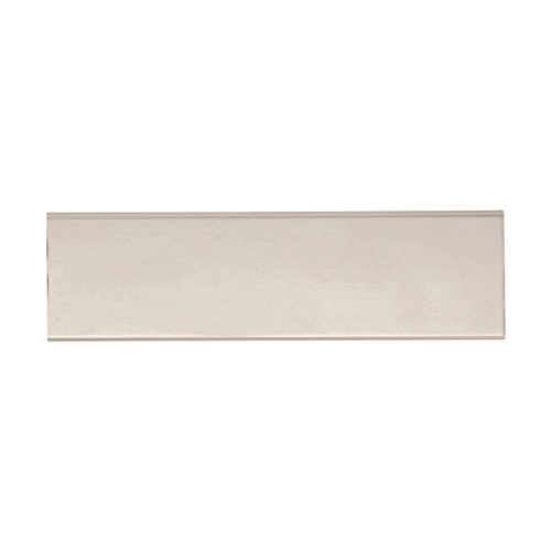 Image of Amerock | Cabinet Pull | Polished Nickel | 5-1 /16 inch (128 mm) Center to Center | Edge Pull | 1 Pack | Drawer Pull | Drawer Handle | Cabinet Hardware