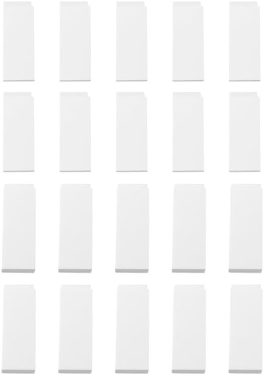 20-Pack EVA Foam Headboard Pads and Wall Protectors, Noise Reduction Stoppers for Bed Frames, Couches, and Furniture, Anti-Scratch Bumpers in 5mm and 15mm Thickness, White