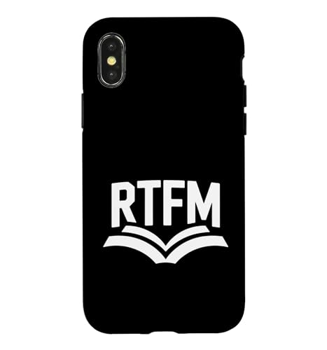 RTFM �������Ȃ��Ƃ킴 �}�j���A����ǂ� �e�b�N���[���A �X�}�z�P�[�X iPhone X/XS �p