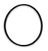 Killark GES-RG Conduit Body Gasket for GES Series, 3-9/16" Hub, Neoprene Rubber, Black