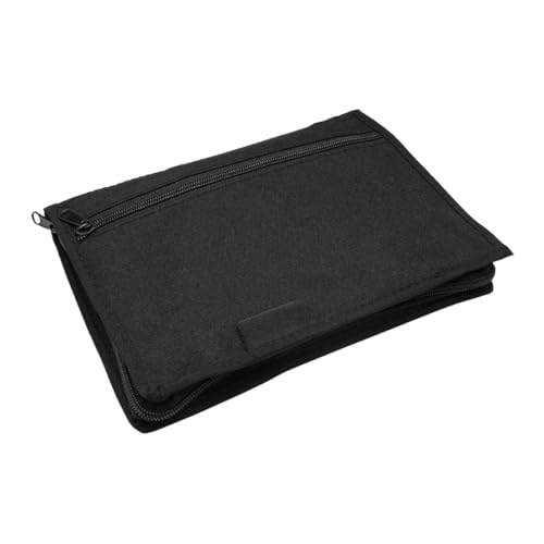Sbulhia Car Registration Insurance Holder, Glove Box Compartment Organizer Owner Manual Zipped Case, Multipurpose Oxford Cloth Vehicle Document Holder for Essential Gadgets Cards