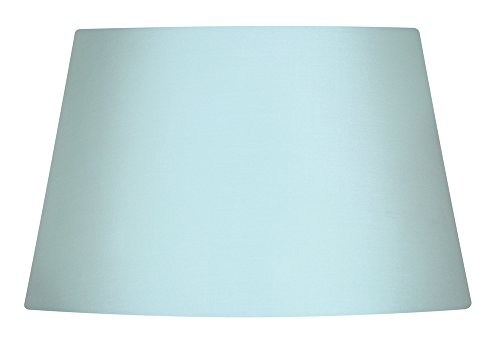 Preisvergleich Produktbild Oaks Lighting Lampenschirm, trommelförmig, aus Baumwolle, 15,2 cm Modern Hellblau