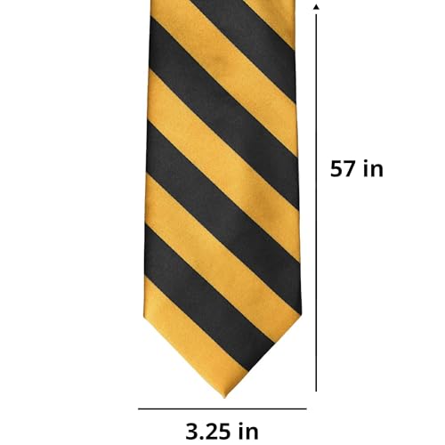 Image of tiemart Men's Striped Tie Standard Length