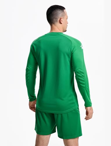 KELME mens Long Sleeve Soccer Shirts, Soccer Shorts, Jersy Uniform Padded