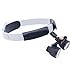 EustomA 3.5X Binocular Loupes Head Magnifier Headband Adjustable Optical Glasses Angle Adjustable for Lab FD-503G-2-3.5X (420mm)