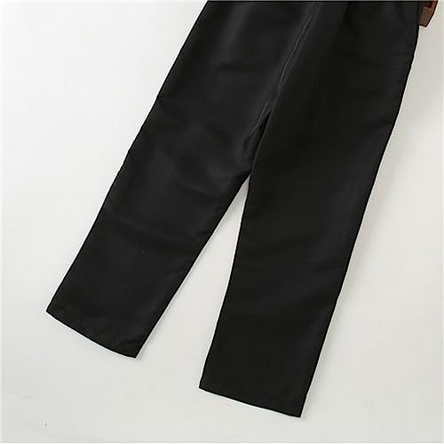 Youth Medium Athletic Pants Children's Dress Pants Spring and Autumn Pants Boys Black Pants British Auntie2