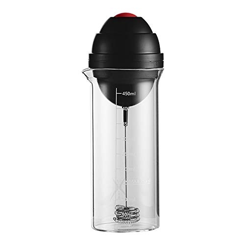 Haguka Elektrischer Milchaufschäumer, Milchaufschäumer, Glas, Kaffee, Seifenblase, Küchenwerkzeug, automatische…