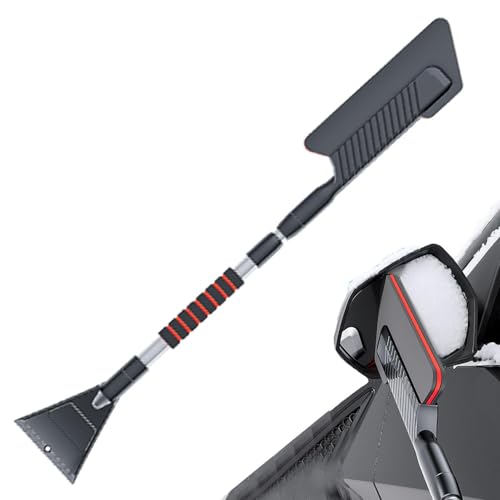 Pala de nieve para coche, pala de hielo | Pala de nieve multifuncional, pala profesional para hielo y nieve, herramienta compacta para quitar la nieve para invierno, coche, moto de nieve