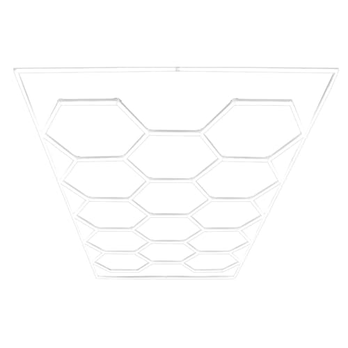 Plafonnier LED hexagonau pour illuminer et moderniser votre garage et atelier